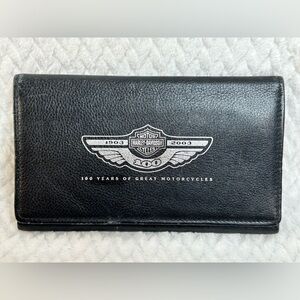 Harley Davidson 100th Anniversary trifold ladies wallet